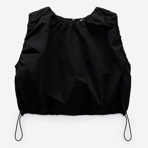 Zara Black Sleeveless Top